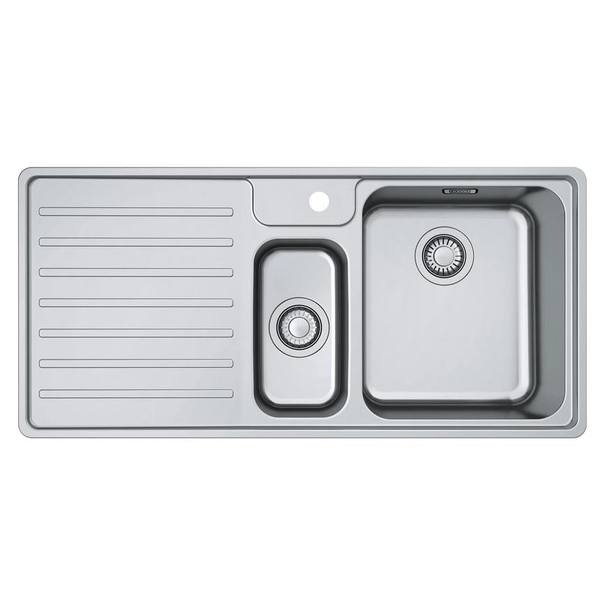 Franke Bell 1.5 Bowl Left Hand Inset Stainless Steel Kitchen Sink